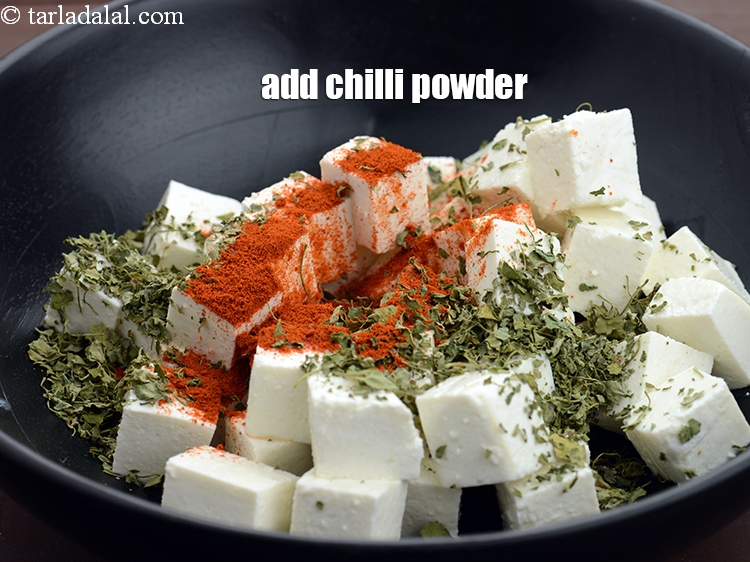 Step 5 – Add 1 tsp <a href="https://tarladalal.com/glossary-chilli-powder-red-chilli-powder-339i">chilli powder</a>.