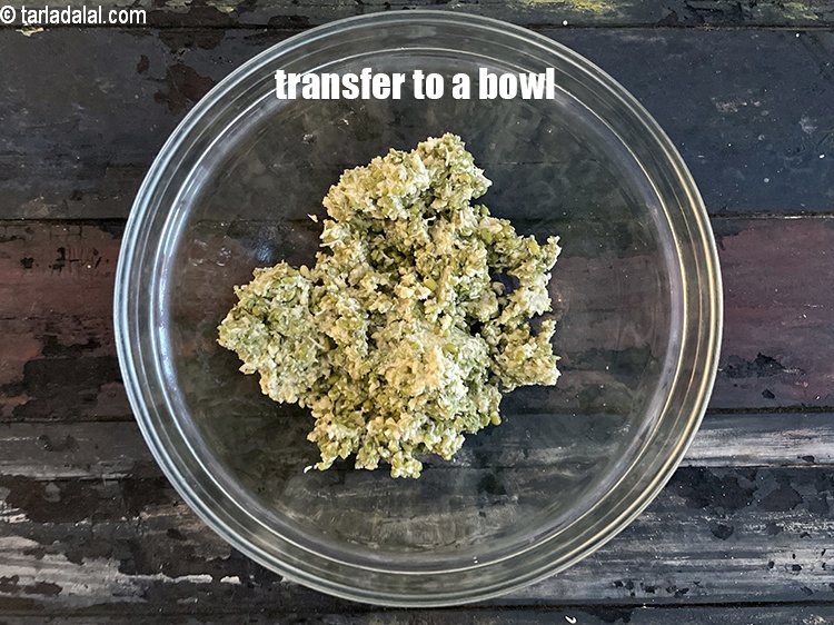 Step 6 – Transfer the mixture into a deep bowl.
