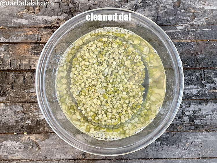 Step 7 – <meta charset="UTF-8" />We have now cleaned the dal.&nbsp;&nbsp;&nbsp;