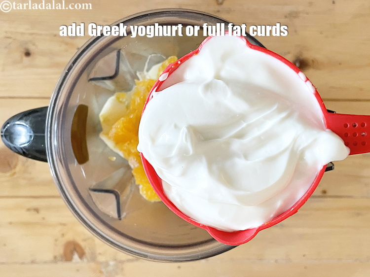 Step 9 – Add&nbsp;<meta charset="UTF-8" />1 cup Greek yoghurt or full-fat&nbsp;<a href="glossary-curd-dahi-yogurt-yoghurt-383i">curds (dahi)</a>.