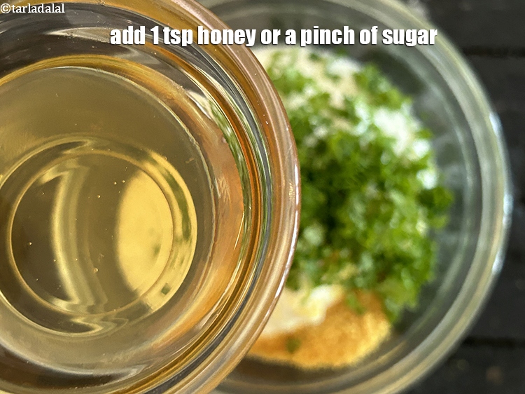 Step 7 – Add 1 tsp honey or&nbsp;a pinch of sugar.&nbsp;Honey adds a touch of sweetness to the …
