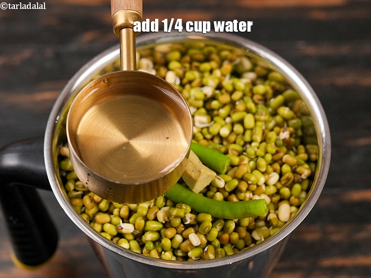 Step 14 – Add 1/4 cup water.