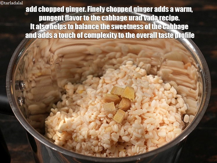 Step 6 – Add 1 inch <a href="https://www.tarladalal.com/glossary-chopped-ginger-786i">chopped ginger (adrak)</a>. Finely chopped ginger adds a warm, pungent flavor …