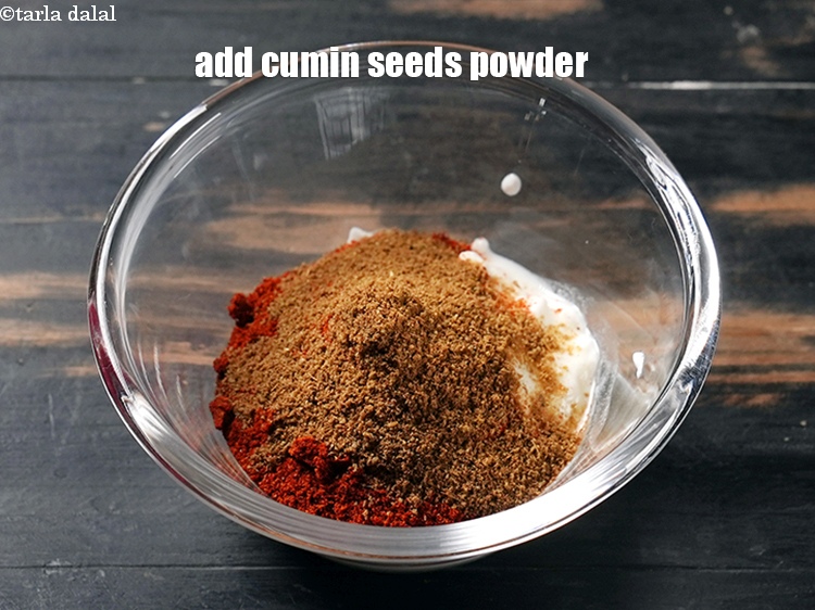 Step 6 – Add 1 tsp cumin seeds (jeera) powder.