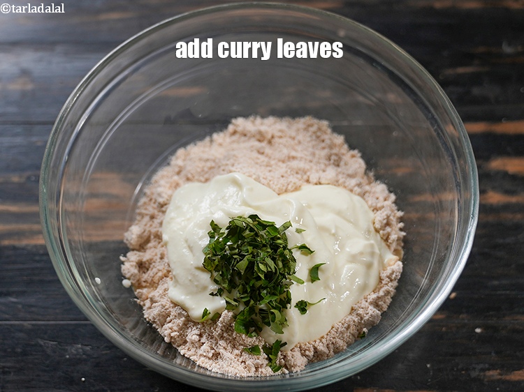 Step 13 – Add 1 tbsp finely <a href="https://www.tarladalal.com/glossary-chopped-curry-leaves-794i">chopped curry leaves (kadi patta)</a>.&nbsp;<meta charset="UTF-8" />Curry leaves have a …