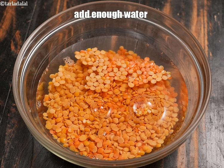 Step 6 – Add enough water.