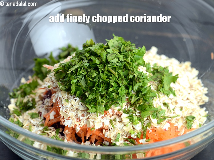 Step 7 – Add 2 tbsp finely&nbsp;<a href="https://www.tarladalal.com/glossary-chopped-coriander-783i">chopped coriander (dhania)</a>.