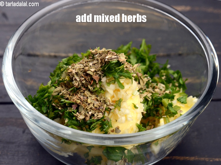 Step 6 – Add 1 tsp mixed herbs.