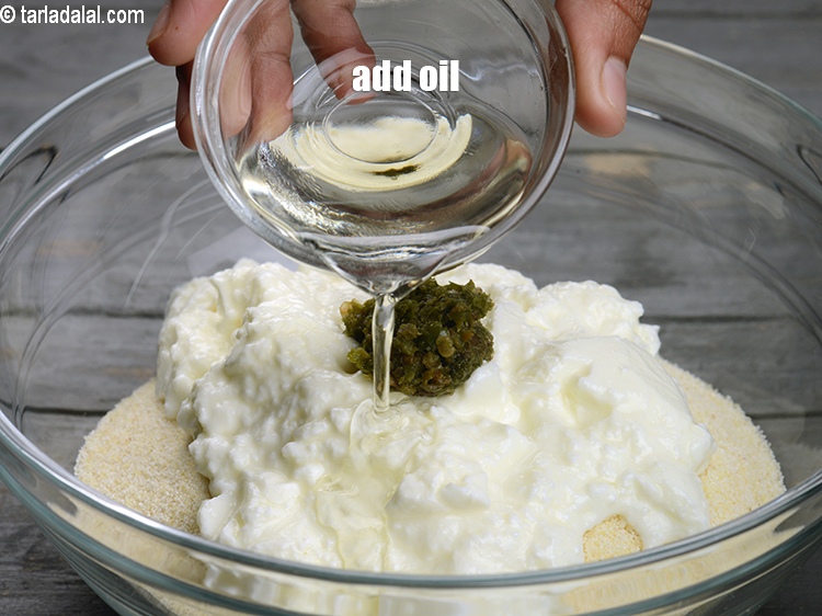 Step 7 – Add 1 tbsp oil.