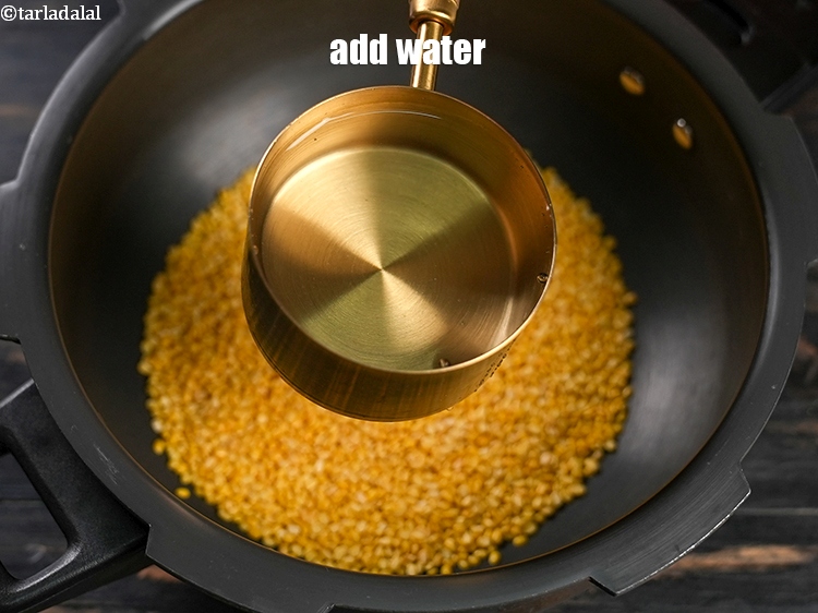 Step 6 – Add 1&frac12; cups of water.&nbsp;