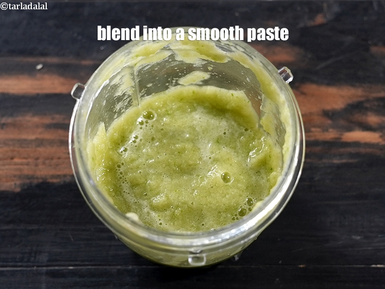 Step 6 – Blend into a smooth paste.
