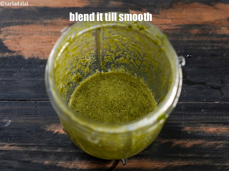 Step 9 – Blend it till smooth.