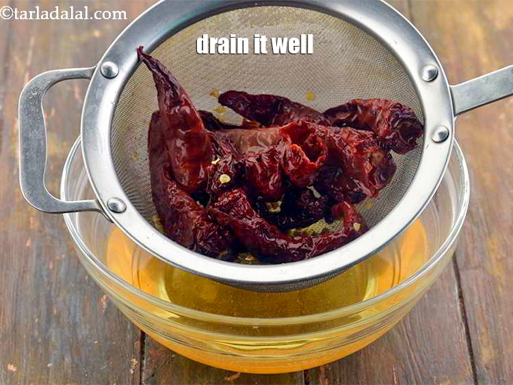 Step 6 – Drain it well.<br /> &nbsp;