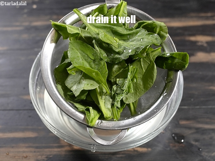 Step 6 – Drain it well.