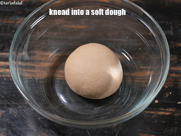 Step 9 – Knead into a soft dough.