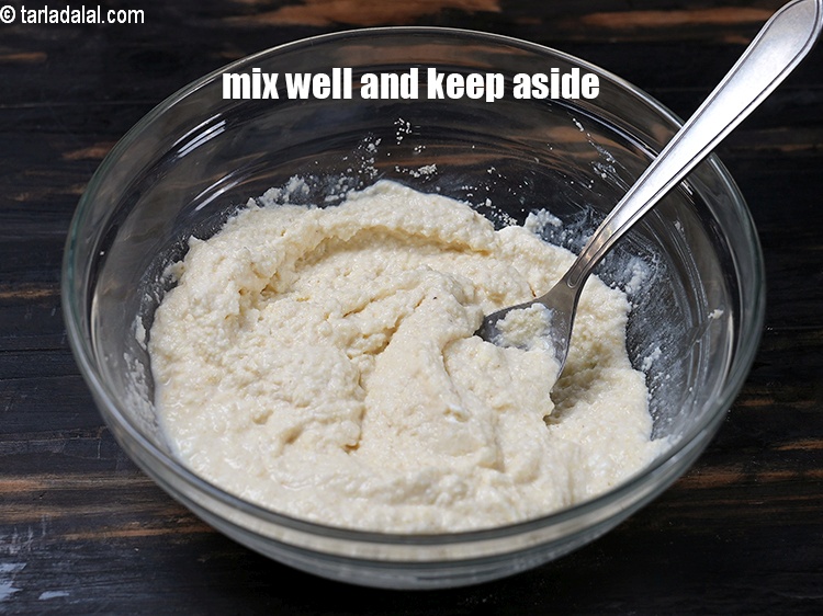 Step 7 – Mix well and keep aside for 5 minutes.