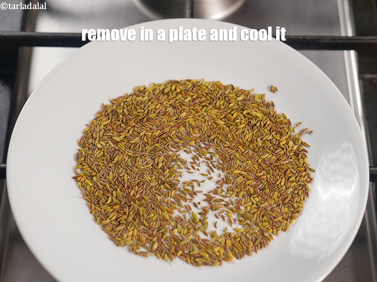 Step 6 – Remove in a plate and cool it.