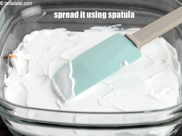 Step 6 – Spread it using a spatula.