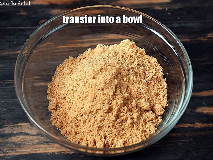 Step 7 – Transfer into a deep bowl.