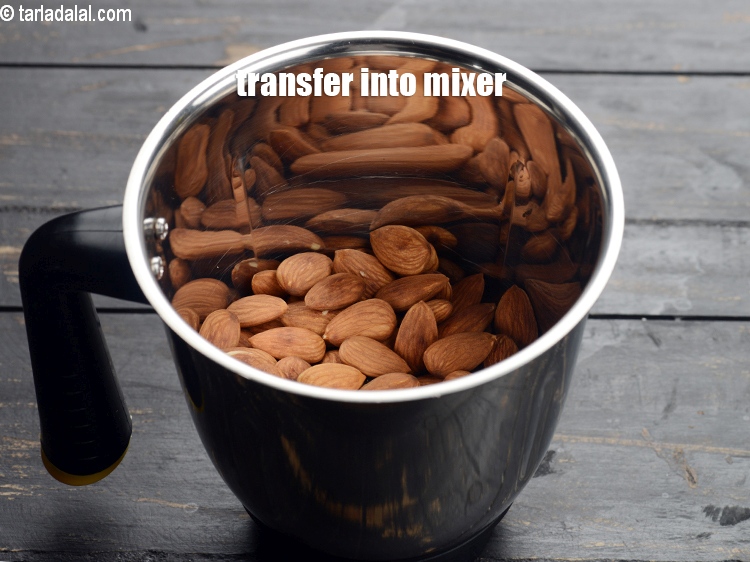 Step 6 – Once cooled, transfer into a mixer.