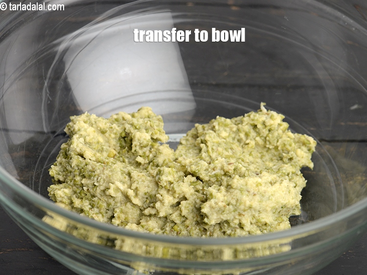 Step 6 – Transfer it to a bowl.