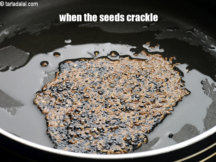Step 6 – When the seeds crackle.