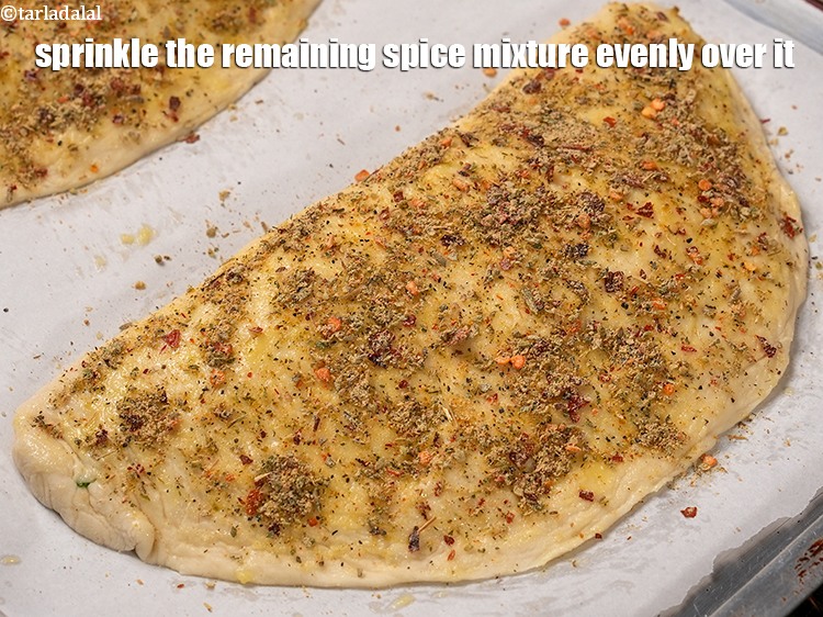 Step 43 – Sprinkle the remaining spice mixture evenly over it.