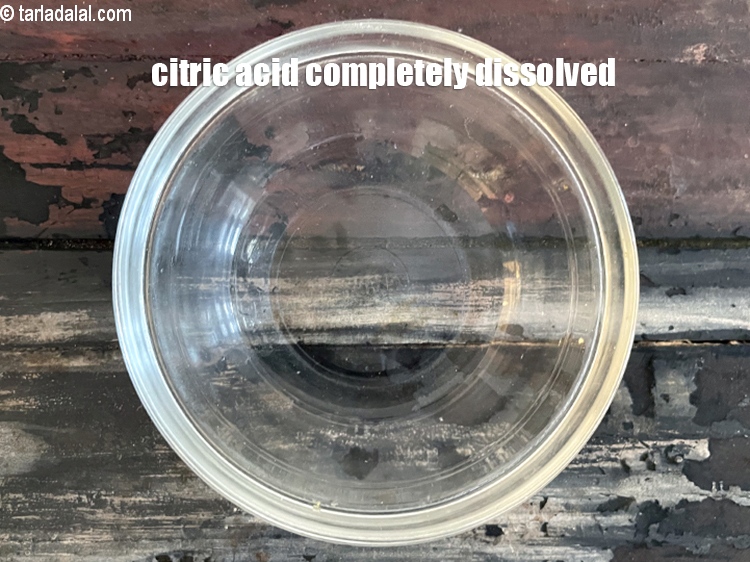 Step 47 – Ensure that all citric acid is dissolved. If you leave a small amount, it will …