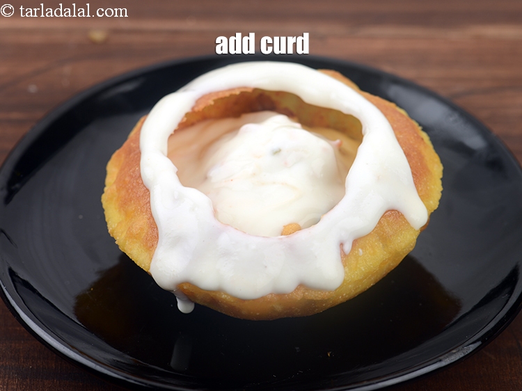 Step 45 – Add &frac12; cup curd over it.