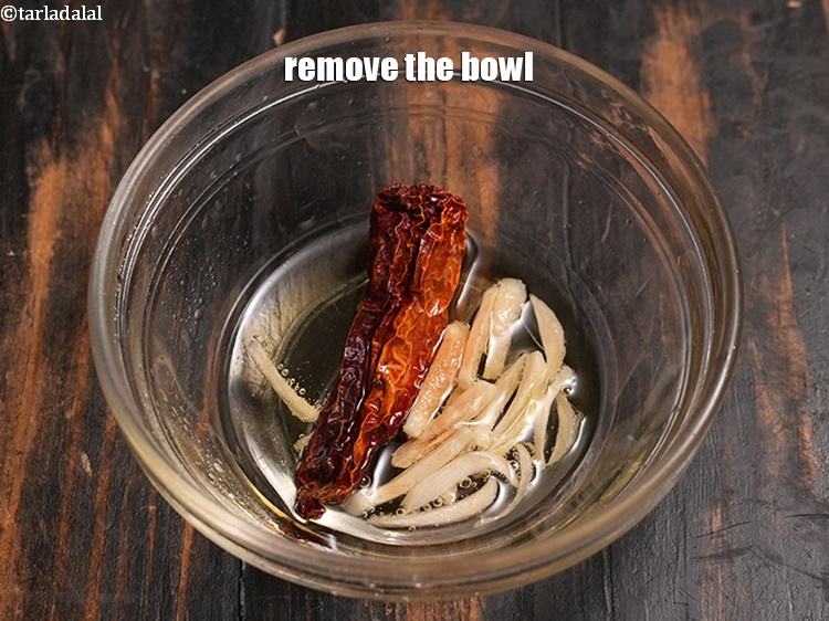 Step 44 – Remove the bowl.