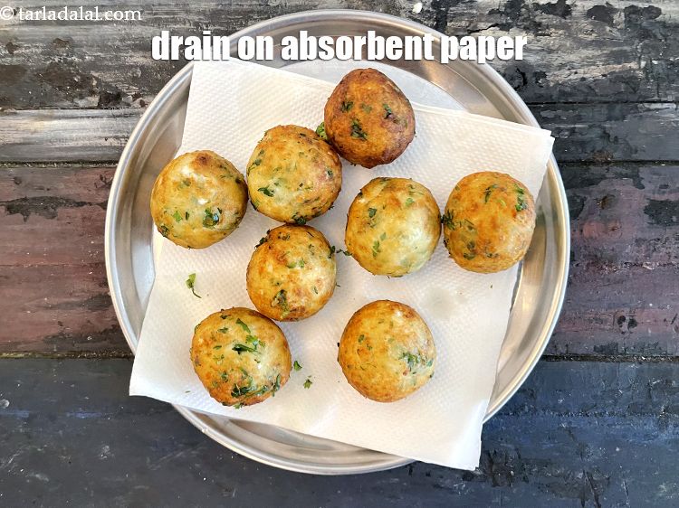 Step 42 – Drain on absorbent paper.