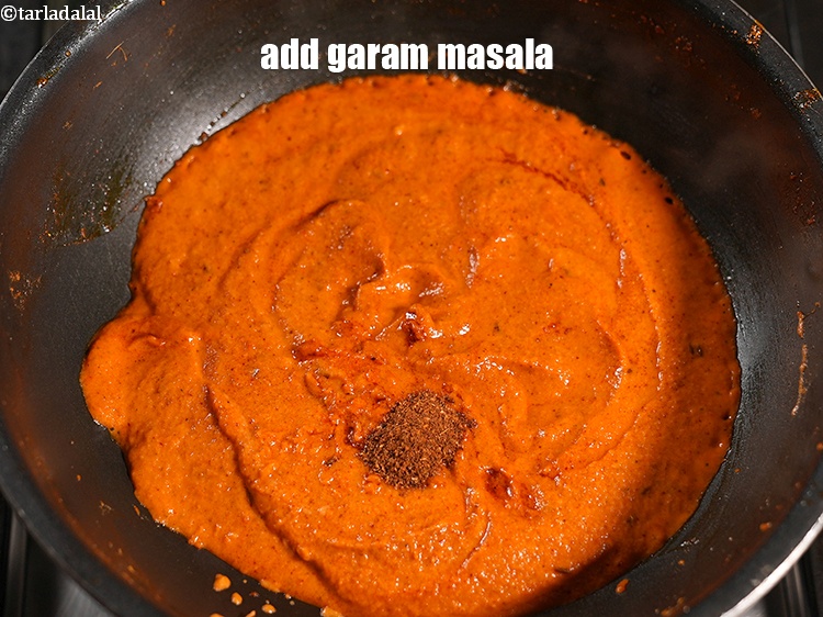 Step 45 – Add &frac14; tsp <a href="https://www.tarladalal.com/glossary-garam-masala-296i">garam masala</a>.
