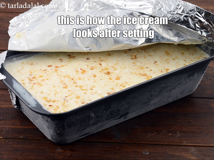 Step 44 – This is how the ice cream looks after setting.