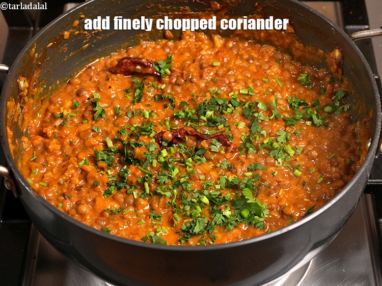 Step 45 – Add 2 tbsp finely chopped coriander.