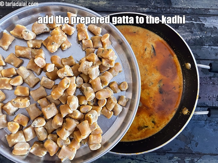 Step 46 – To make <strong>gatte ki kadhi recipe | Marwadi gatte ki sabji | besan ki gatta …