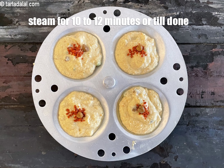 Step 44 – Steam&nbsp;for 10-12 minutes.