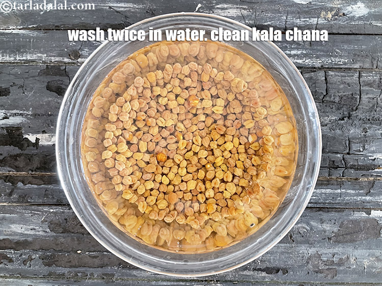 Step 4 – Wash it twice in water to remove chemicals and dirt. This is the clean kala …