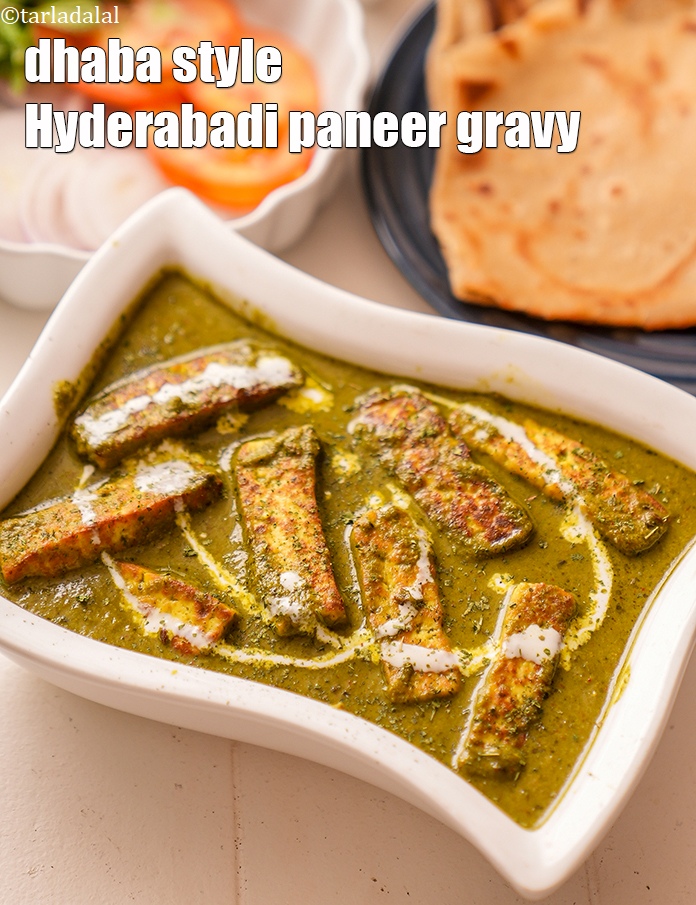 Step 48 – Serve <strong>paneer hyderabadi recipe | dhaba style Hyderabadi paneer gravy | Hyderabadi paneer masala | …