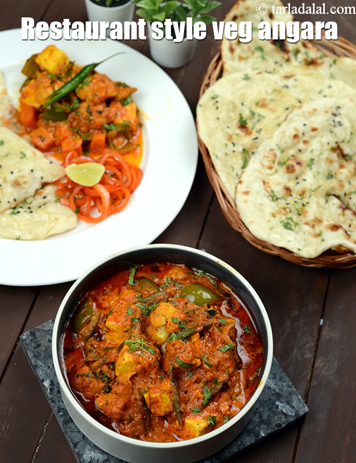 Step 51 – Serve <strong>veg angara recipe | restaurant style veg angara | Indian veg paneer angara</strong>, hot …