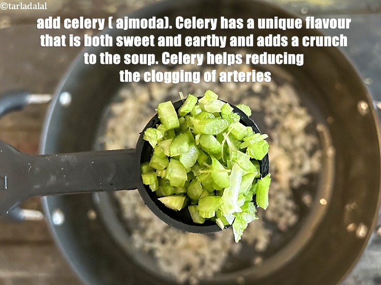 Step 29 – Add&nbsp;<!--%3Cmeta%20charset%3D%22UTF-8%22%20%2F%3E-->2 tbsp&nbsp;<a href="glossary-celery-ajmoda-257i">celery (ajmoda)</a>&nbsp;, chopped.&nbsp;Celery has a unique flavor that is both sweet and slightly …
