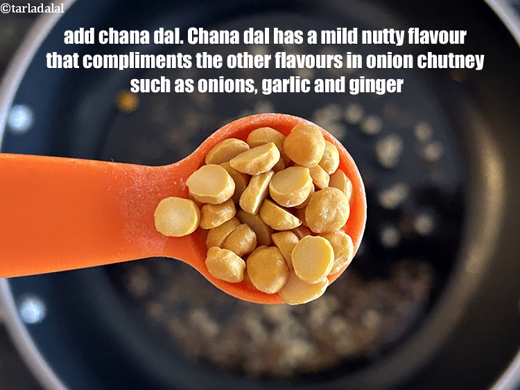 Step 35 – <meta charset="UTF-8" /> Add&nbsp;1 tbsp&nbsp;<a href="glossary-chana-dal-split-bengal-gram-285i">chana dal (split bengal gram)</a>.&nbsp;<strong>Chana dal </strong>has a mild nutty …