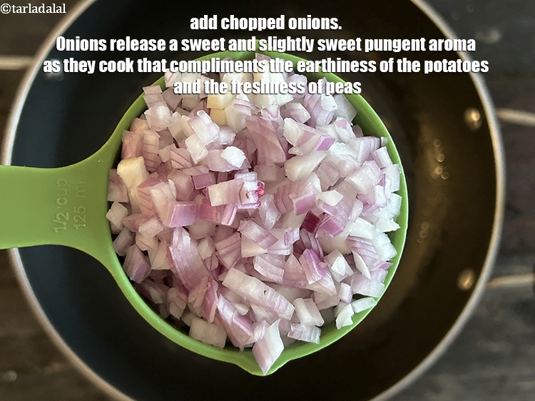 Step 27 – <meta charset="UTF-8" /> Add&nbsp;1/2 cup&nbsp;<a href="glossary-chopped-onions-722i">chopped onions</a>.&nbsp;Onions release a sweet and slightly pungent aroma as …