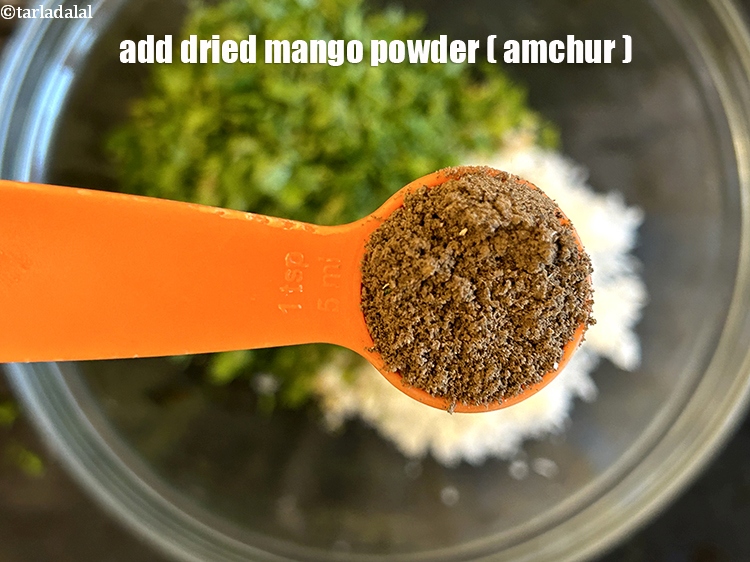 Step 12 – Add&nbsp;<meta charset="UTF-8" />1 1/2 tsp&nbsp;<a href="glossary-dried-mango-powder-amchur-powder-148i">dried mango powder (amchur)</a>.&nbsp;Amchur powder imparts a tangy, sour, and …