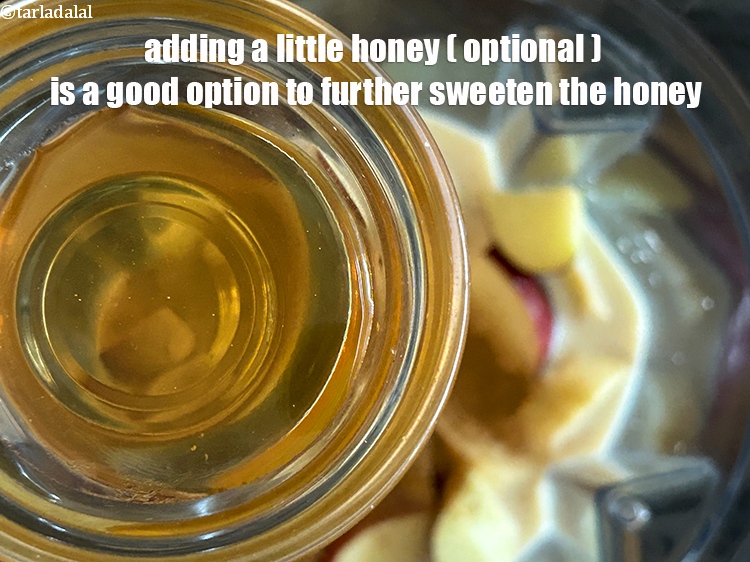 Step 15 – Add 1 tsp honey (optional).&nbsp;Adding a little&nbsp;<strong>honey</strong>&nbsp;is a good option to further sweeten a smoothie. …