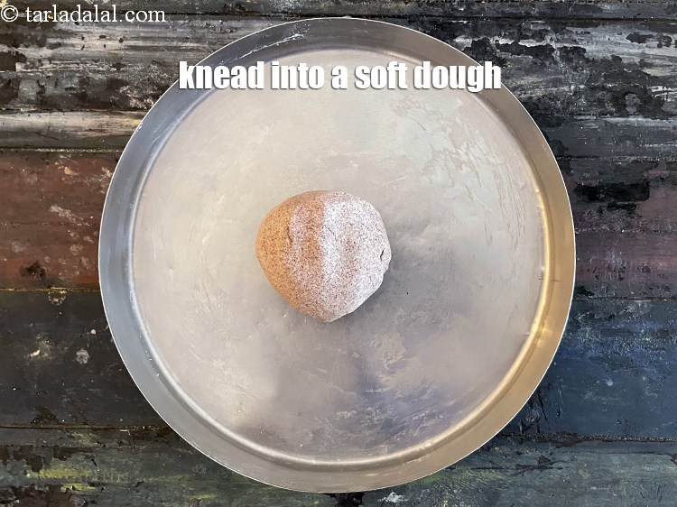Step 7 – Knead into a soft dough.