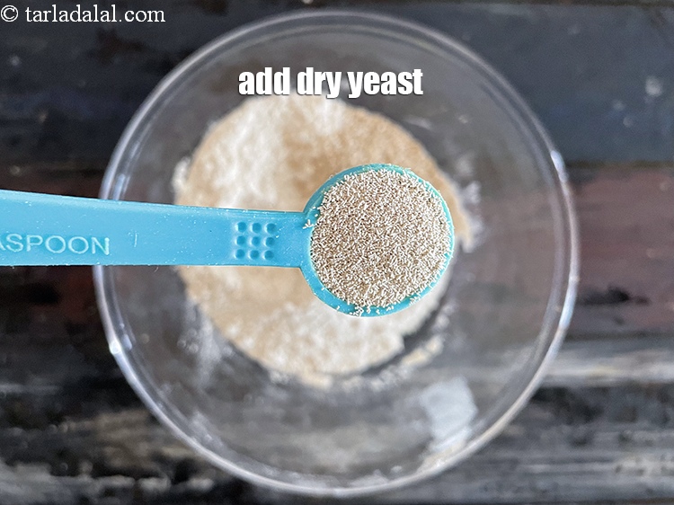 Step 6 – Add&nbsp;<meta charset="UTF-8" />1/2 tsp&nbsp;<a href="glossary-dry-yeast-sukha-khamir-657i">dry yeast</a>.