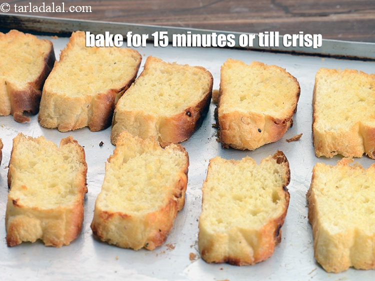 Step 6 – Bake in a pre-heated oven at 180&ordm;C (360&ordm;F) for 15 minutes or till crisp. Keep …