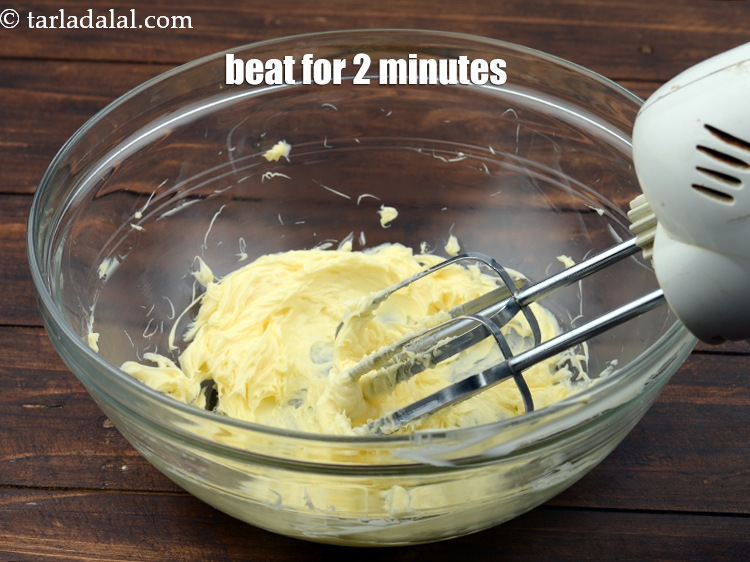 Step 7 – Beat for 2 mins using hand beater.