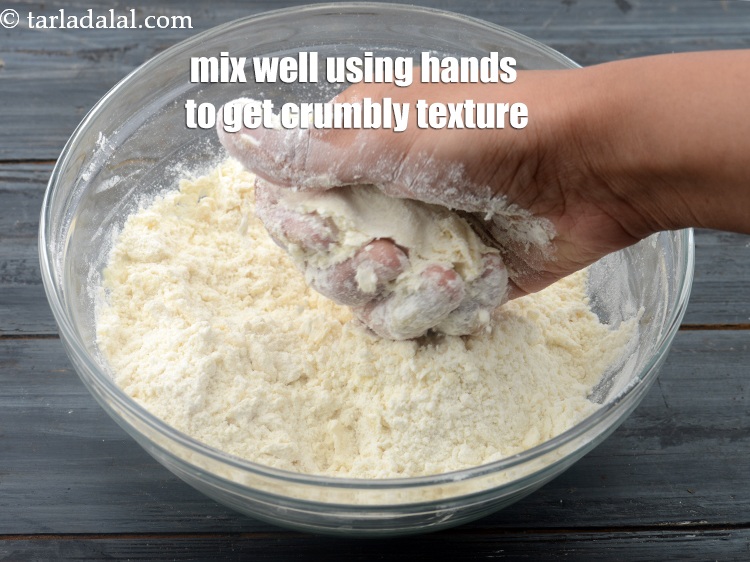 Step 37 – Crumbly texture is very important to get perfect crispy and flaky katori.