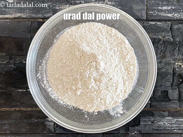 Step 6 – Your urad dal powder is ready to use in the chilla.